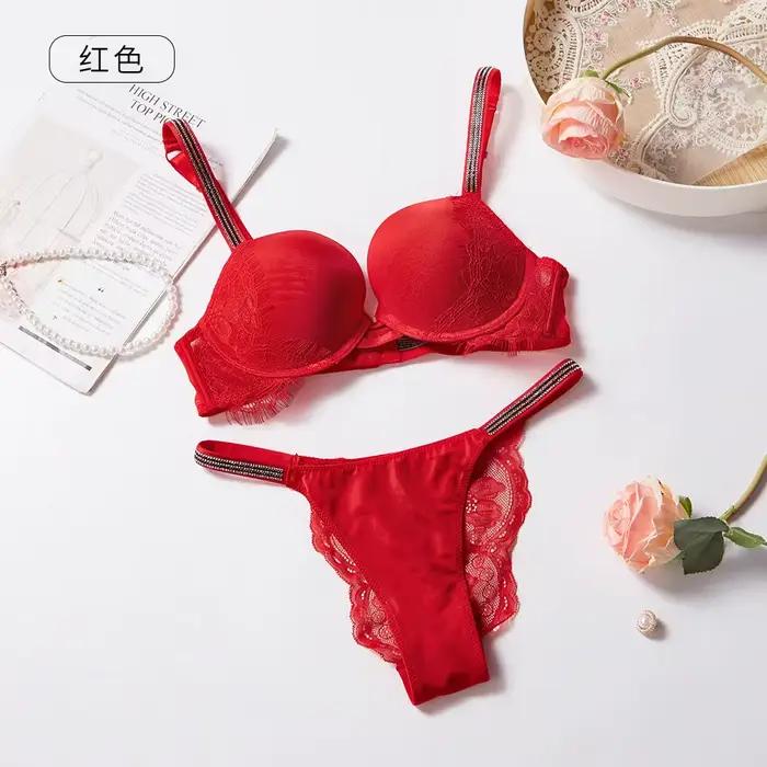 Ensemble de soutien-gorge sexy en strass, soutien-gorge pour femmes, lingerie pour filles, soutien-g