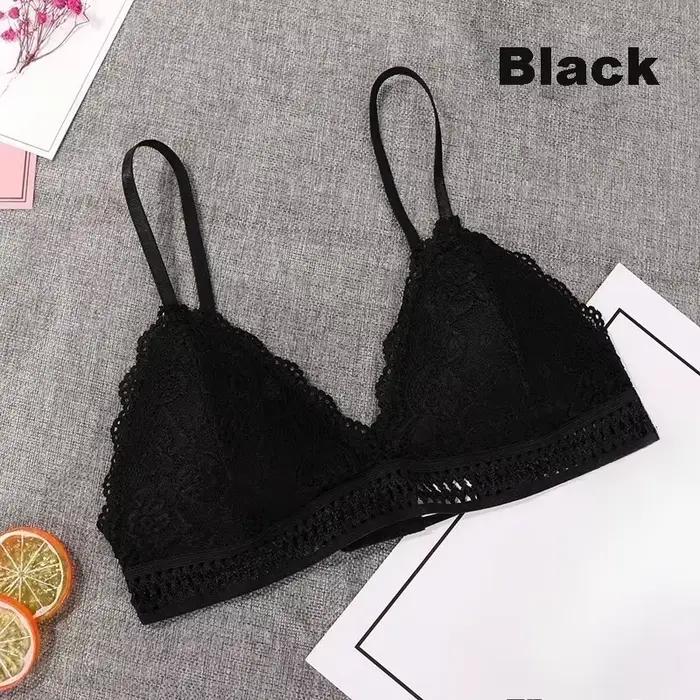 Soutien-gorge en dentelle blanche de style français pour femme, coupe ajustée, spécial petites poitr