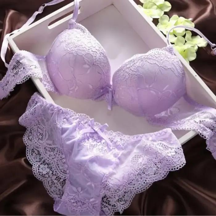 Ensembles de soutiens-gorge pour femmes, soutiens-gorge push-up à armatures, bonnets A B, lingerie,