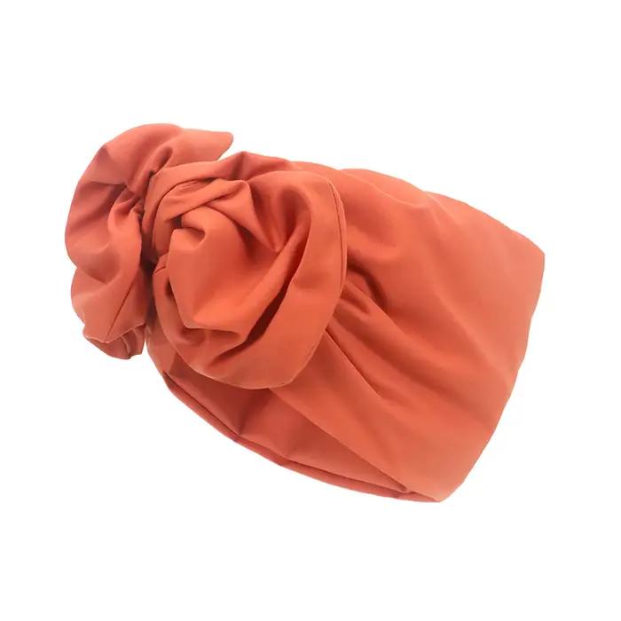 Moslimský šál čiapka bavlnený čelenka africký elegantný retro turban pre dámy čiapky moslimské