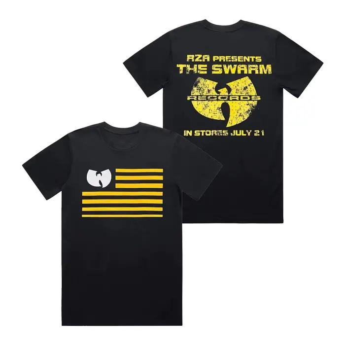 T-shirt imprimé Wu Tang Clan Be True To The Wu, classique, groupe de hip hop, streetwear minimaliste, haut décontracté unisexe