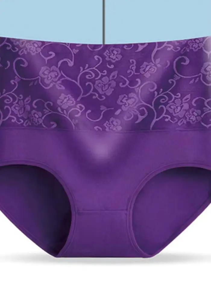 Bavlnené vysoké nohavičky pre ženy, sexy spodná bielizeň