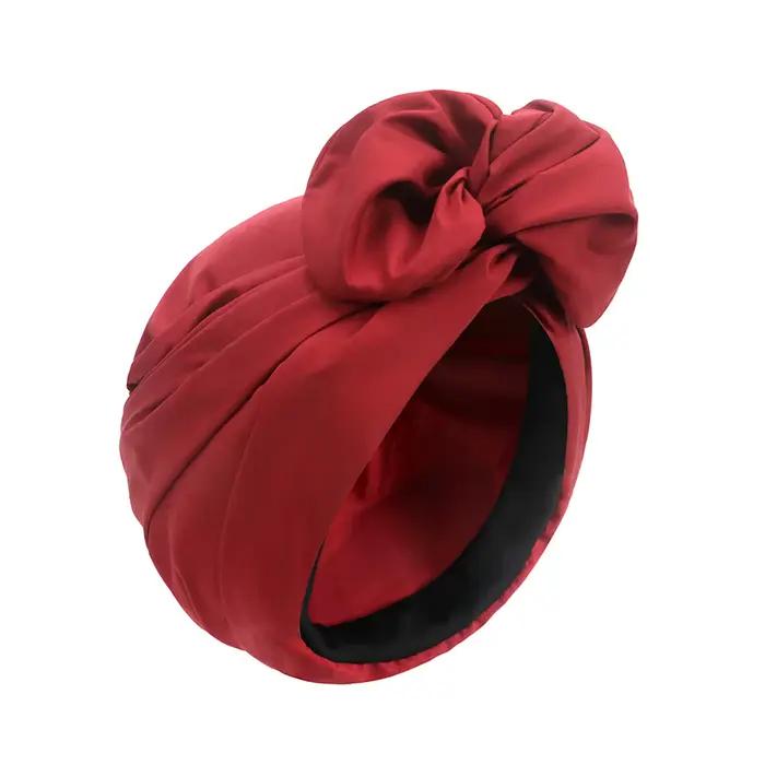 Moslimský šál čiapka bavlnený čelenka africký elegantný retro turban pre dámy čiapky moslimské
