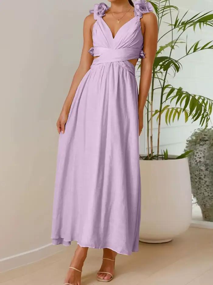 FibrLoungewear-Dámske patchwork večerné šaty