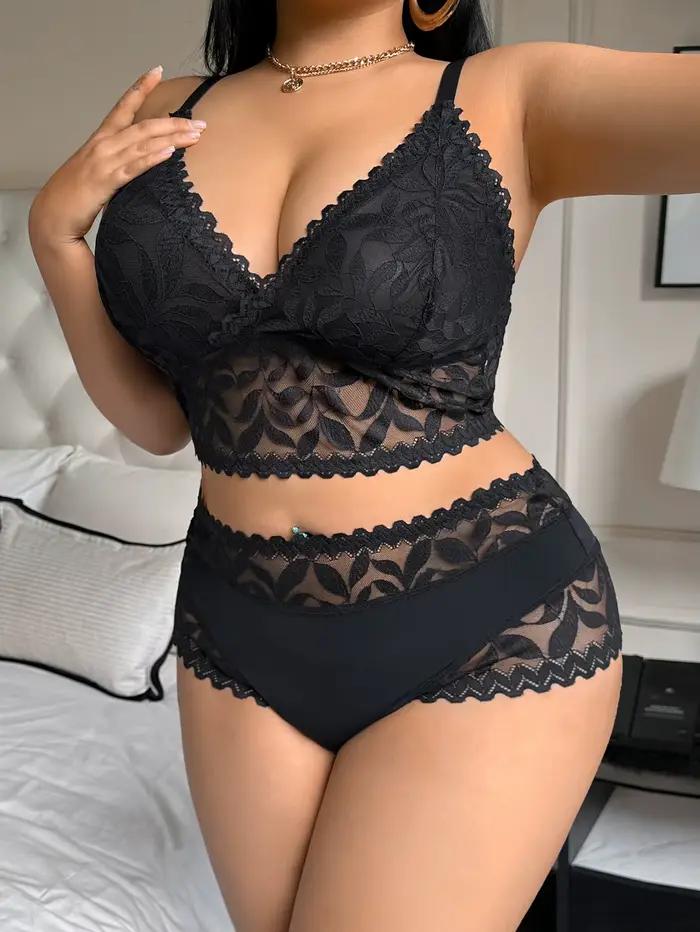 Dámska čipková bielizeň pre veľké veľkosti 1XL-4XL