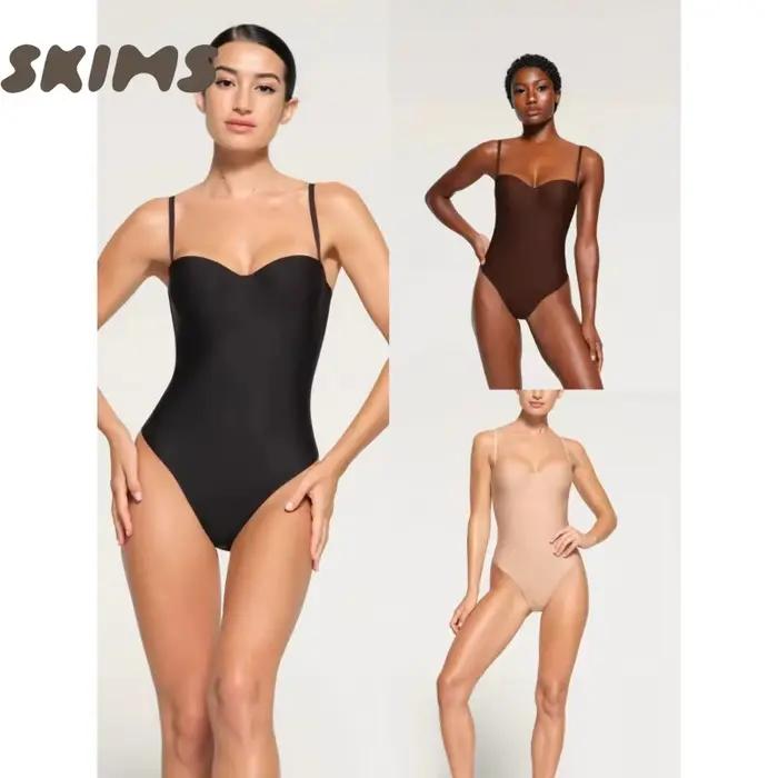 SKIMS HIRE BODY UNDERWIRE THONG BODYSUIT – Tvarovacie