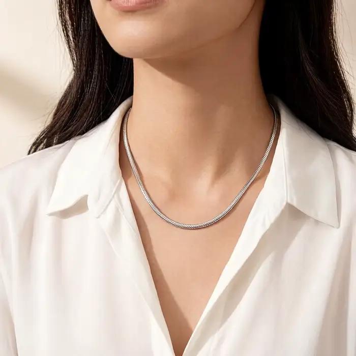 Hadová retiazka 3 mm, Romantický glam