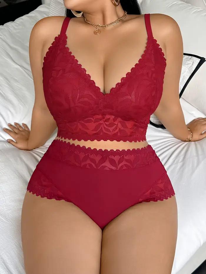 Dámska čipková bielizeň pre veľké veľkosti 1XL-4XL