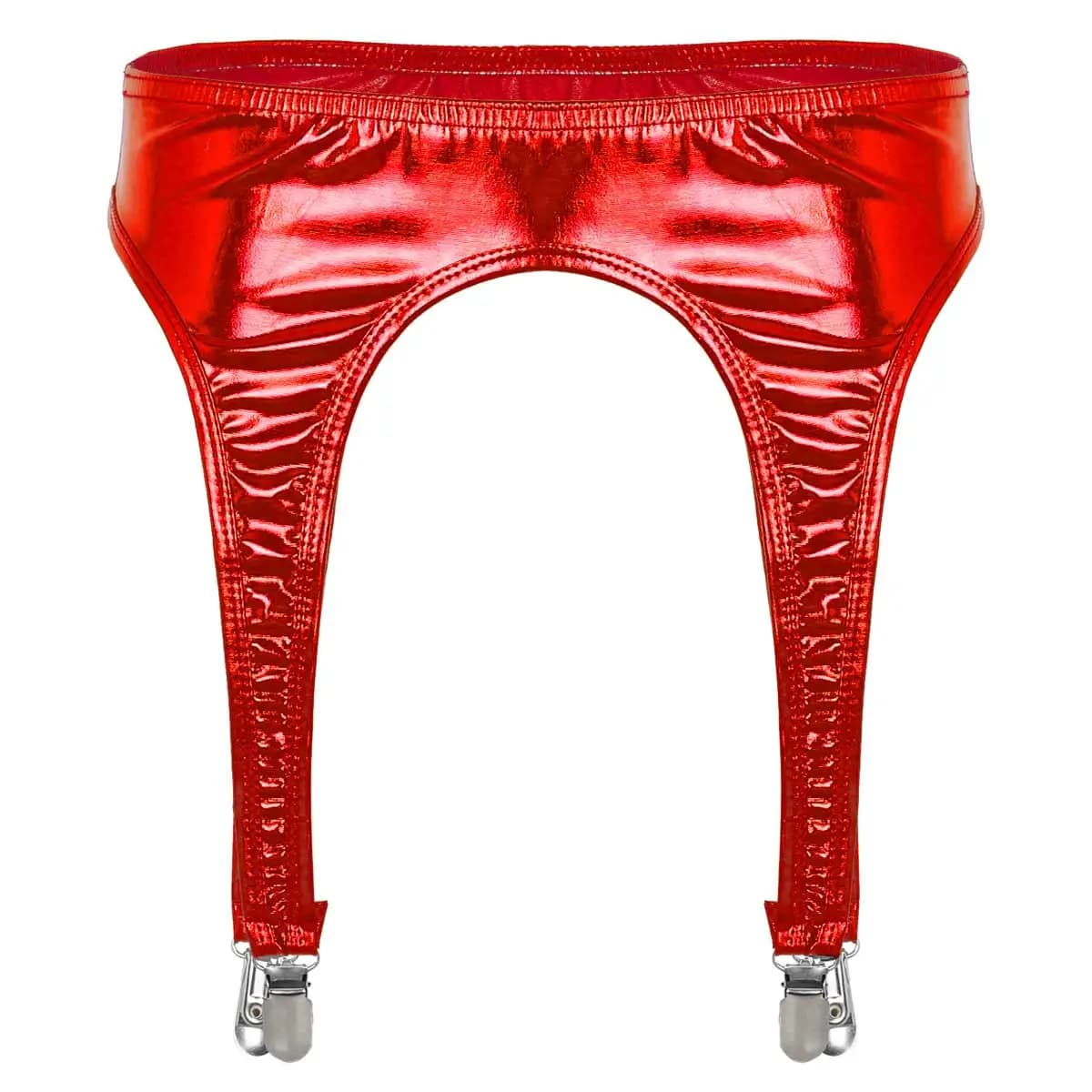 Jarretelles Gothiques pour Femme, Lingerie Brillante D.lique, Taille Haute, Jarretelles pour Cuissar