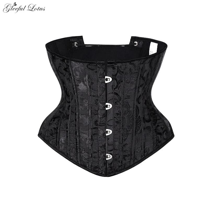Corset Gothique à Lacets Sexy sous-Buste et à Ossature d'Acier, Gaine Amincissante, Entraîneur de Ta