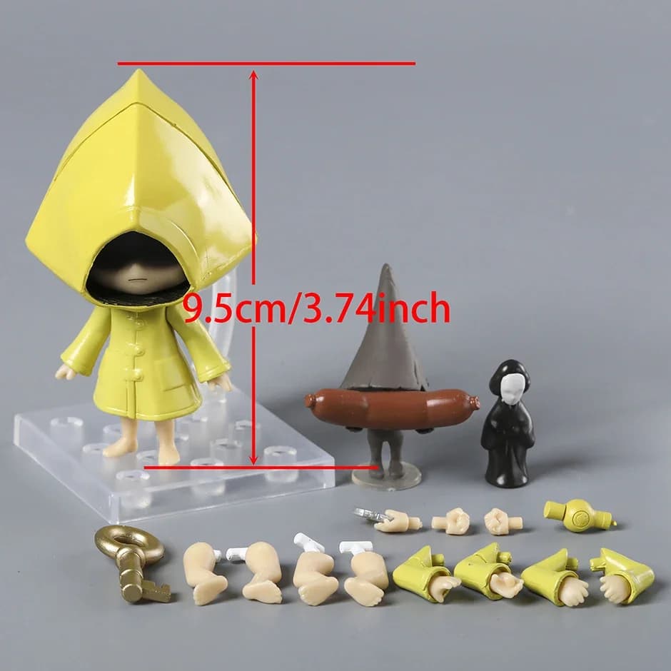 Little Nightmares 2146 Six figurines mignonnes kawaii, modèle de poupée, jouet, cadeau de Noël