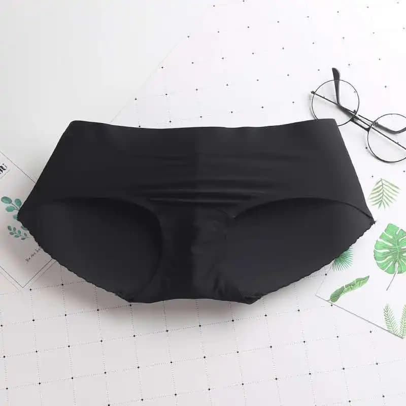 Culotte sexy taille moyenne pour femme avec rembourrage fessier, rehausseur de fesses et de hanches,