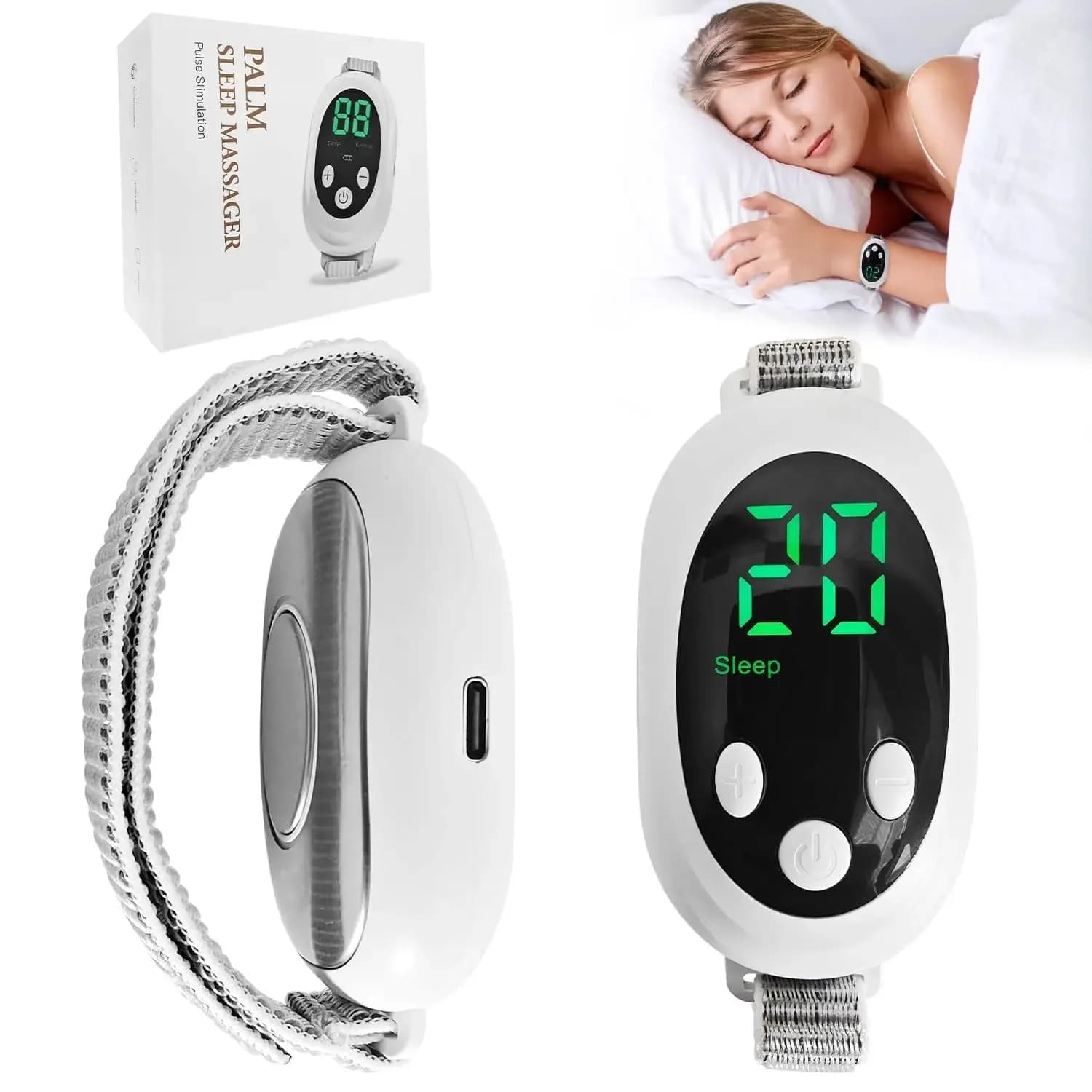 Dispositif d'aide au sommeil portatif, soulagement de l'insomnie, aide au sommeil