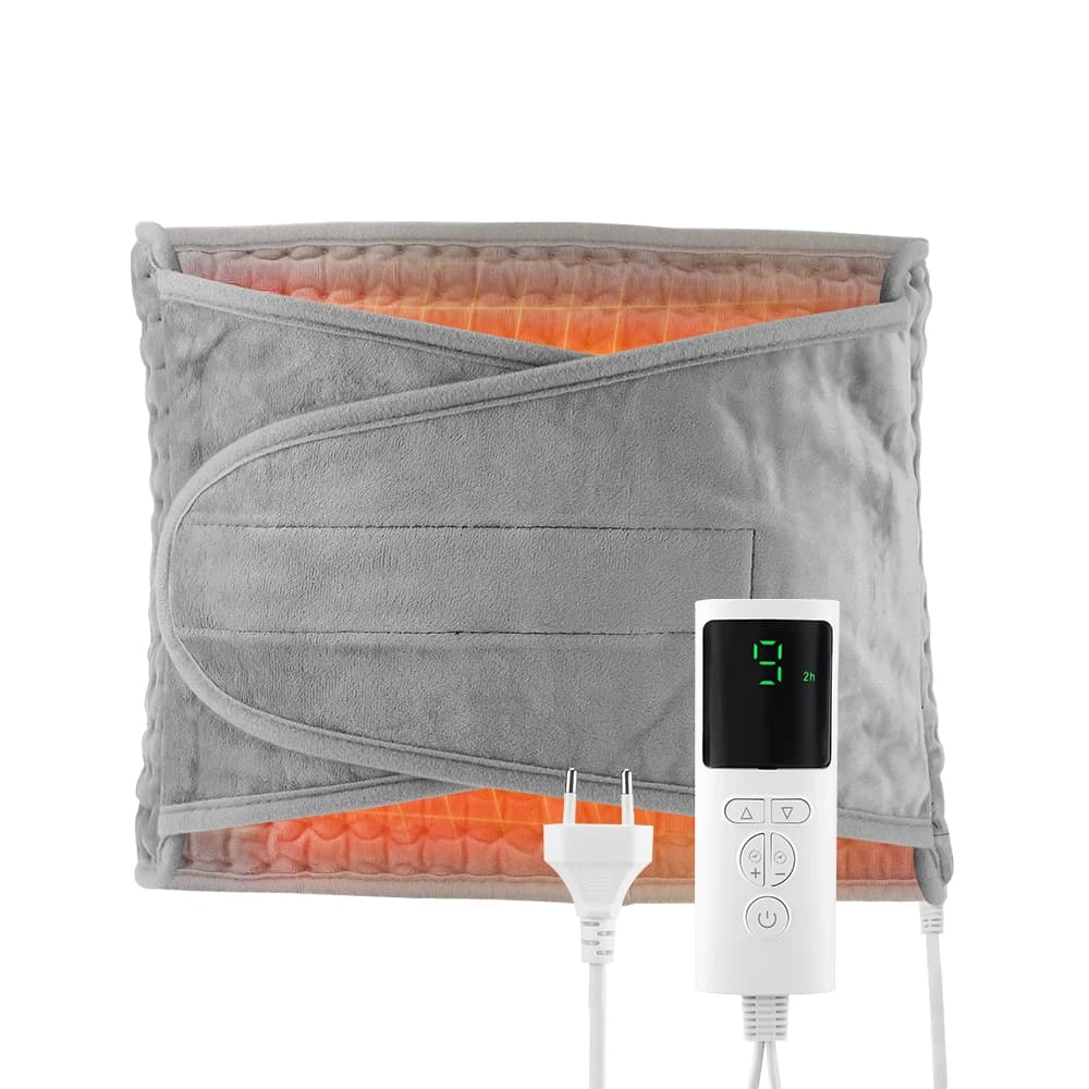 Tapis chauffant électrique pour la taille, coussin chauffant thermique pour le bureau et la maison,