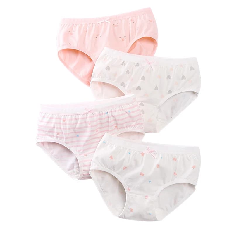 Culotte Anti-Adorable en Coton pour Fille de 3 à 8 Ans, Sous-vêtement Doux et Respirant, Motif Dessi