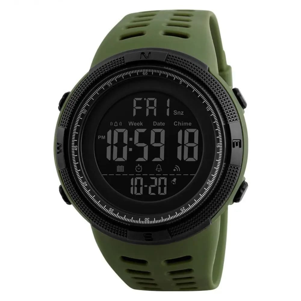Nouvelle montre de sport décontractée, montre électronique simple à écran large, montre numérique à