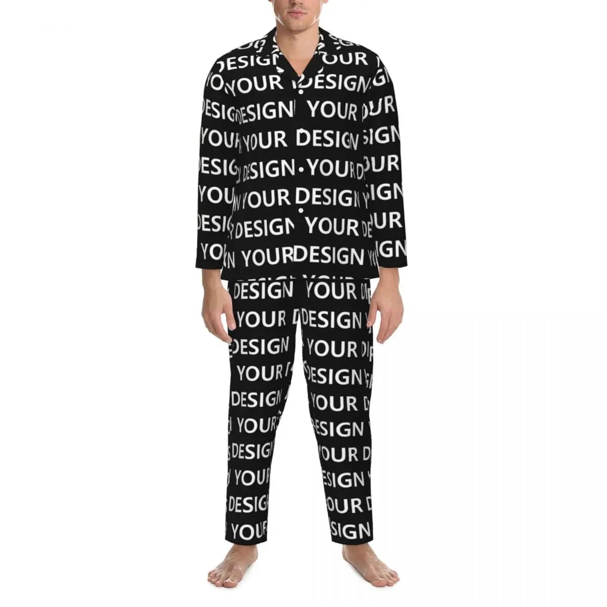 Pyjamas pour hommes ajouter des vêtements de nuit de chambre de conception personnalisé bricolage fa