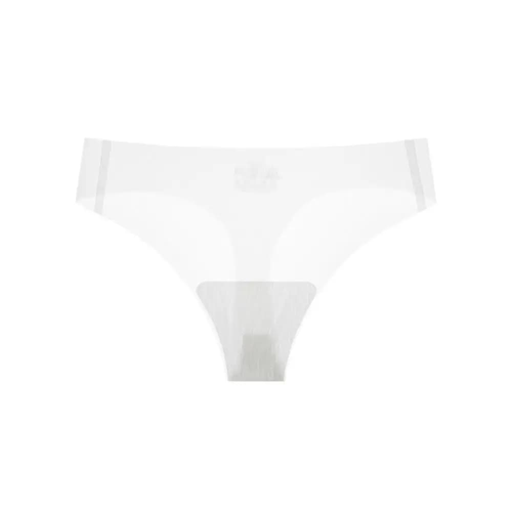 Culotte transparente d'été en soie glacée pour femmes, sans trace, Yoga, Fitness, slip sans couture,