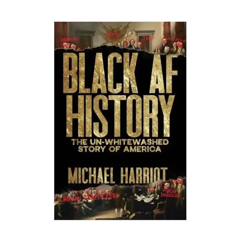 Livre anglais best-seller Black AF History Book : La histoire non blanchie de l'Amérique