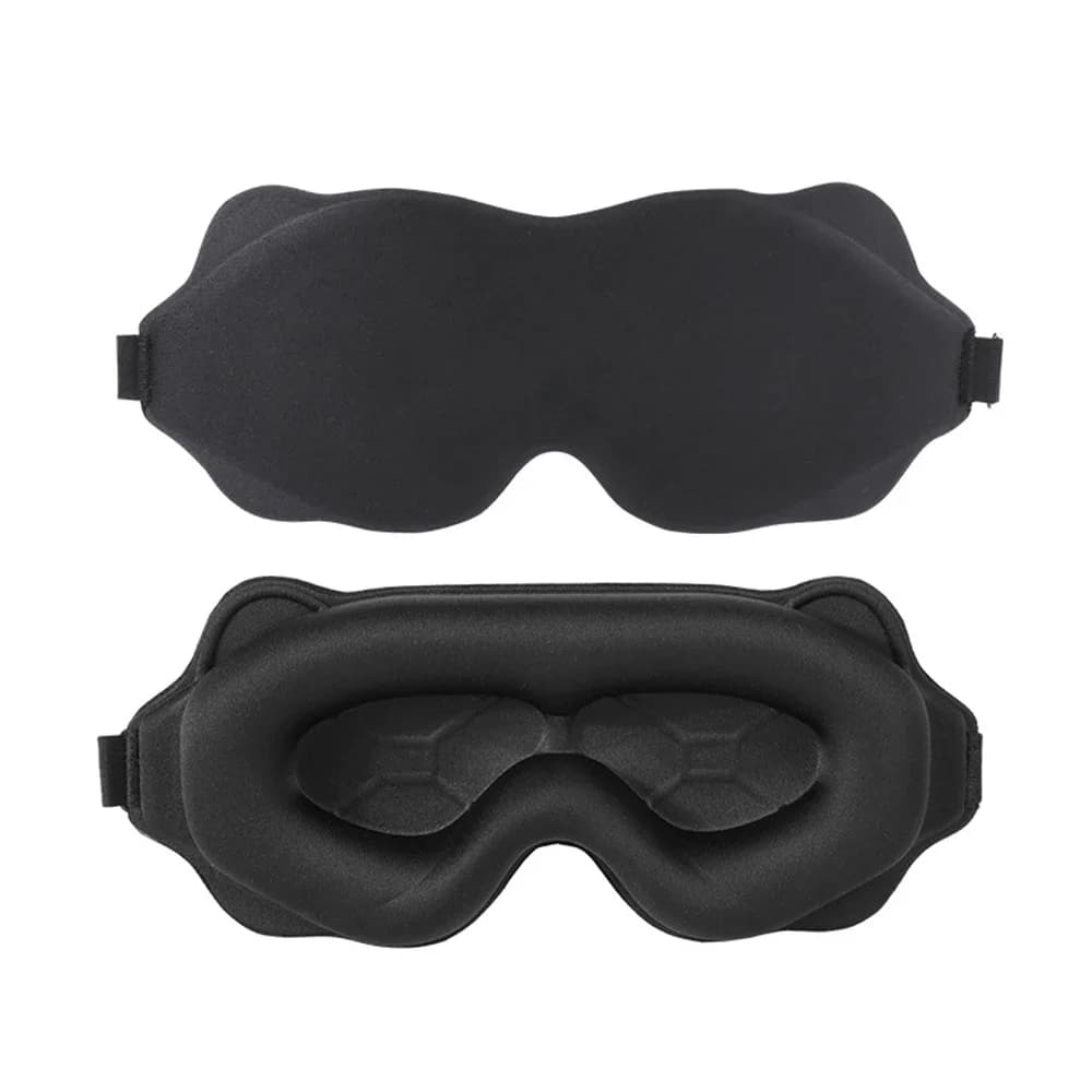 Masque de sommeil 3D bloquant la lumière masque de sommeil rembourré doux pour les yeux Slaapmasker