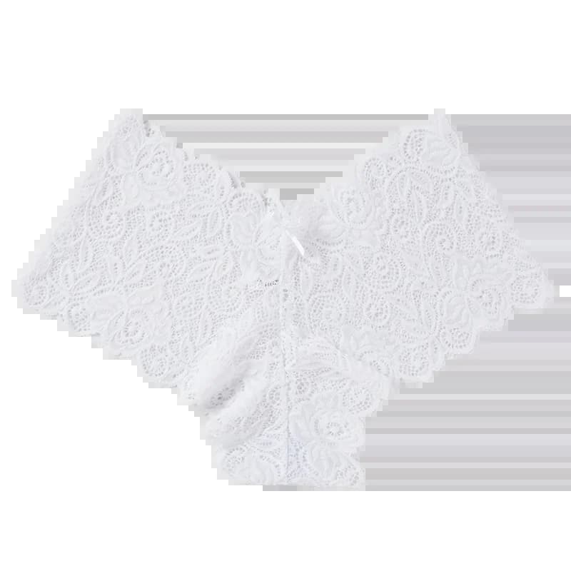 Sexy dentelle florale culottes femmes slips taille basse Lingerie douce confortable femme sous-vêtem