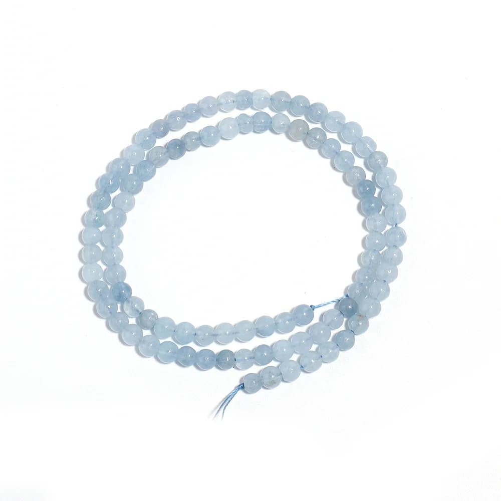Perles de pierres précieuses bleues pour bracelets, colliers, pendentifs, fabrication de bijoux et a