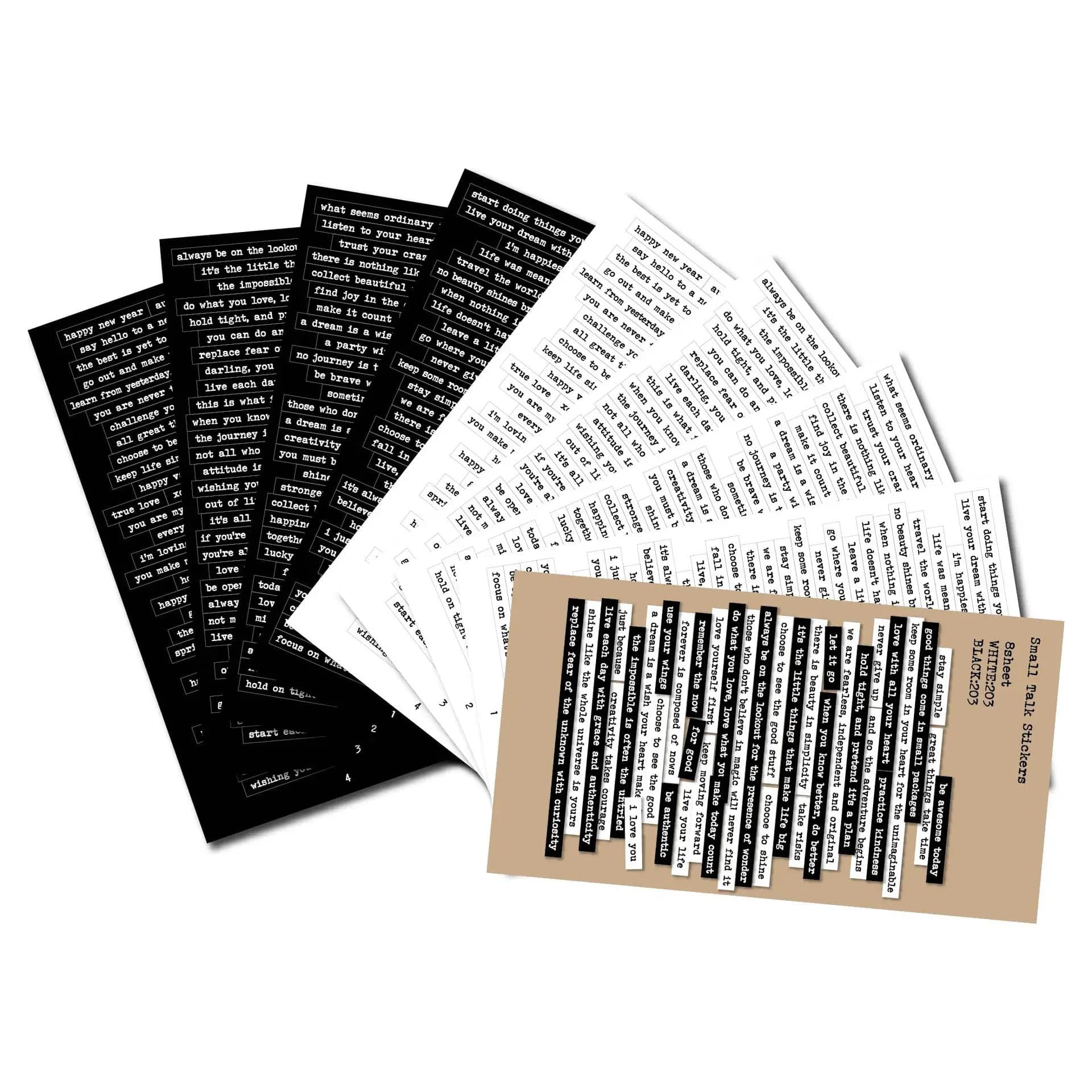 406 autocollants de citations de motivation pour scrapbooking et journal, citations positives pour b