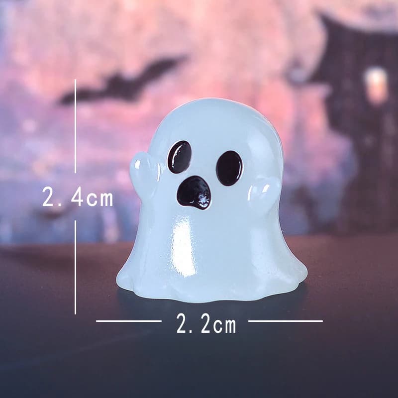 Nouveau Halloween hibou fantôme nuit série lumineuse Micro paysage petit ornement pour décorations d