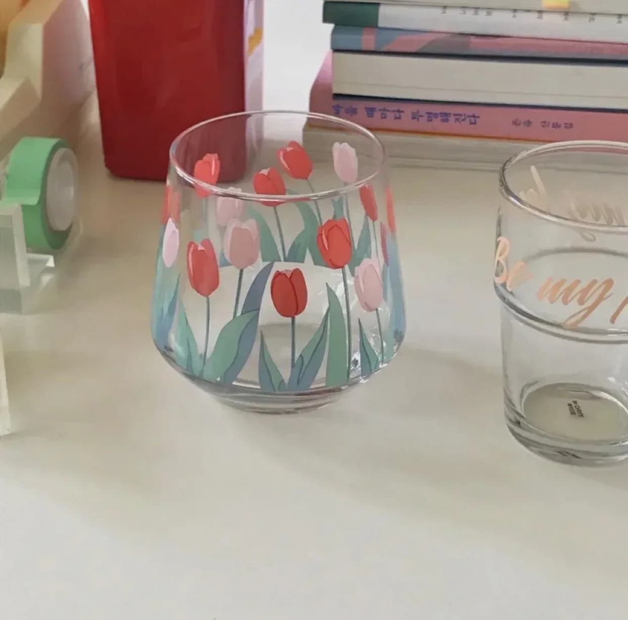 Verres durables en verre à haute teneur en Borosilicate pour thé, jus, lait, café, tasse, verre à vi
