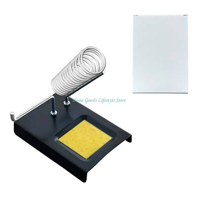 Support robuste en acier antirouille pour fer à souder, Base antidérapante, conception Stable, E74E