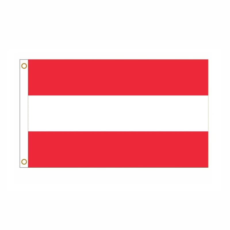 Drapeau autrichien 90x150cm, bannière suspendue pour la décoration de la maison
