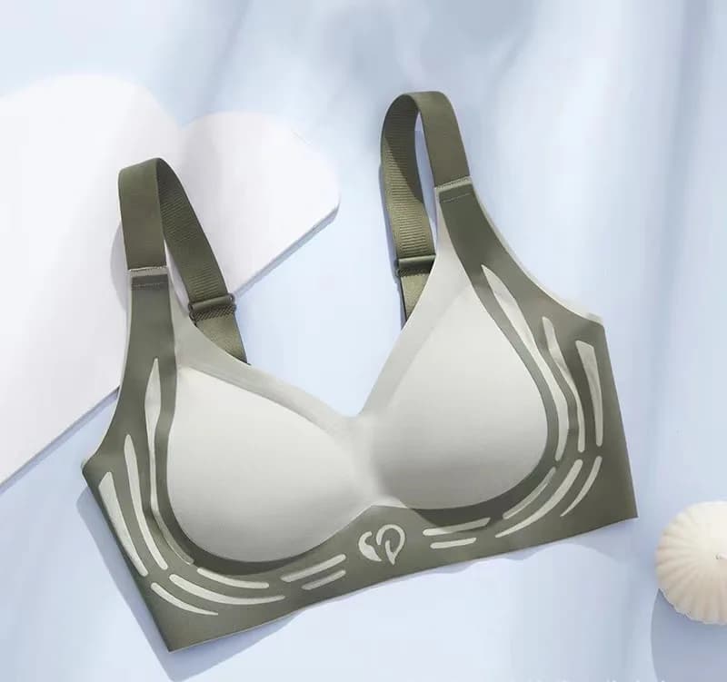 Soutien-gorge de sport pour femme anti-affaissement, ajustable, pour petites poitrines, motif cœur,