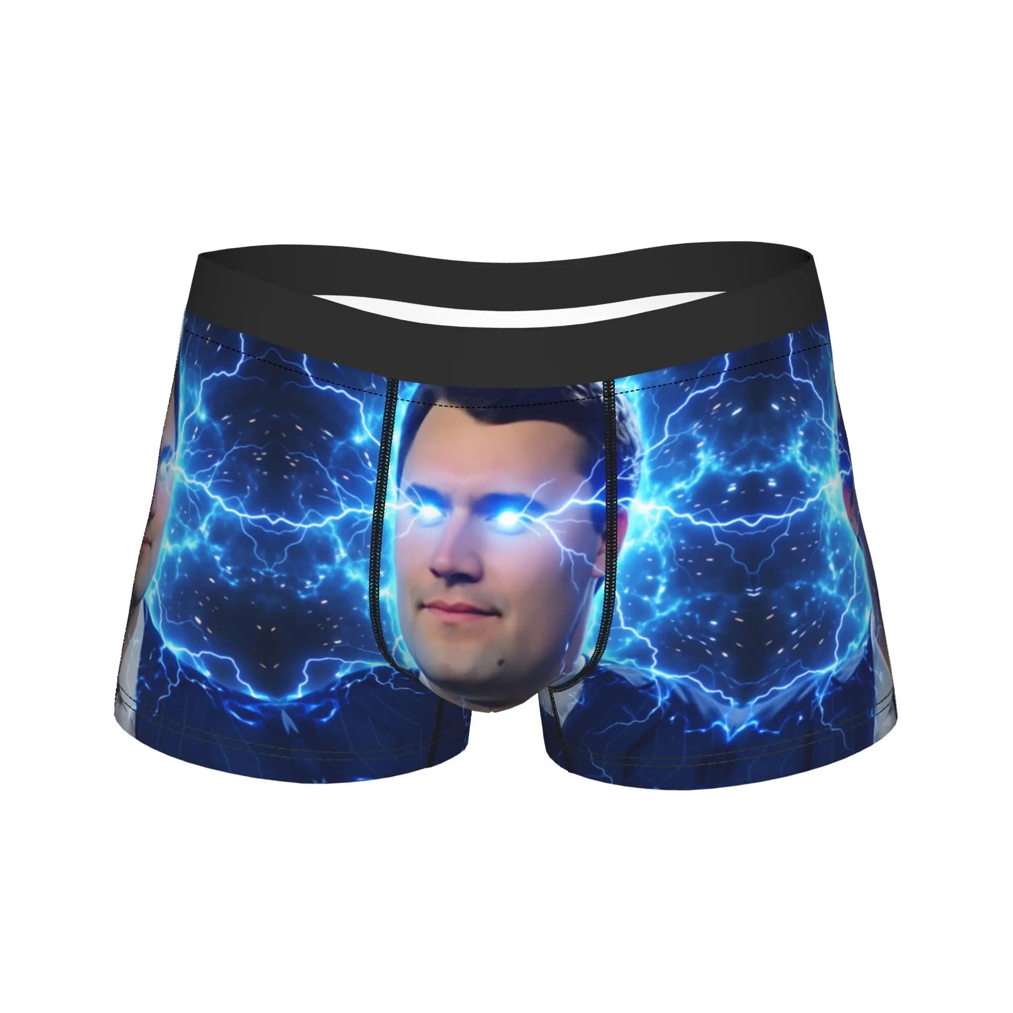 Charlie Kirk Funny Meme Underwear Boxer imprimé pour homme, caleçons confortables, cadeau