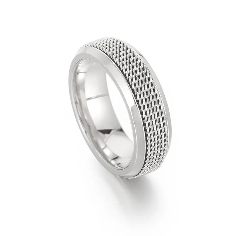 KALEN bague de mariage étanche pour femmes hommes Couple anneaux gros cercle géométrique bague minim