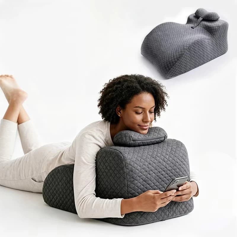 Oreiller Confortable pour un Sommeil Profond et Apaisant, Anti-Bruit, Remplissage en Mousse à Mémoir