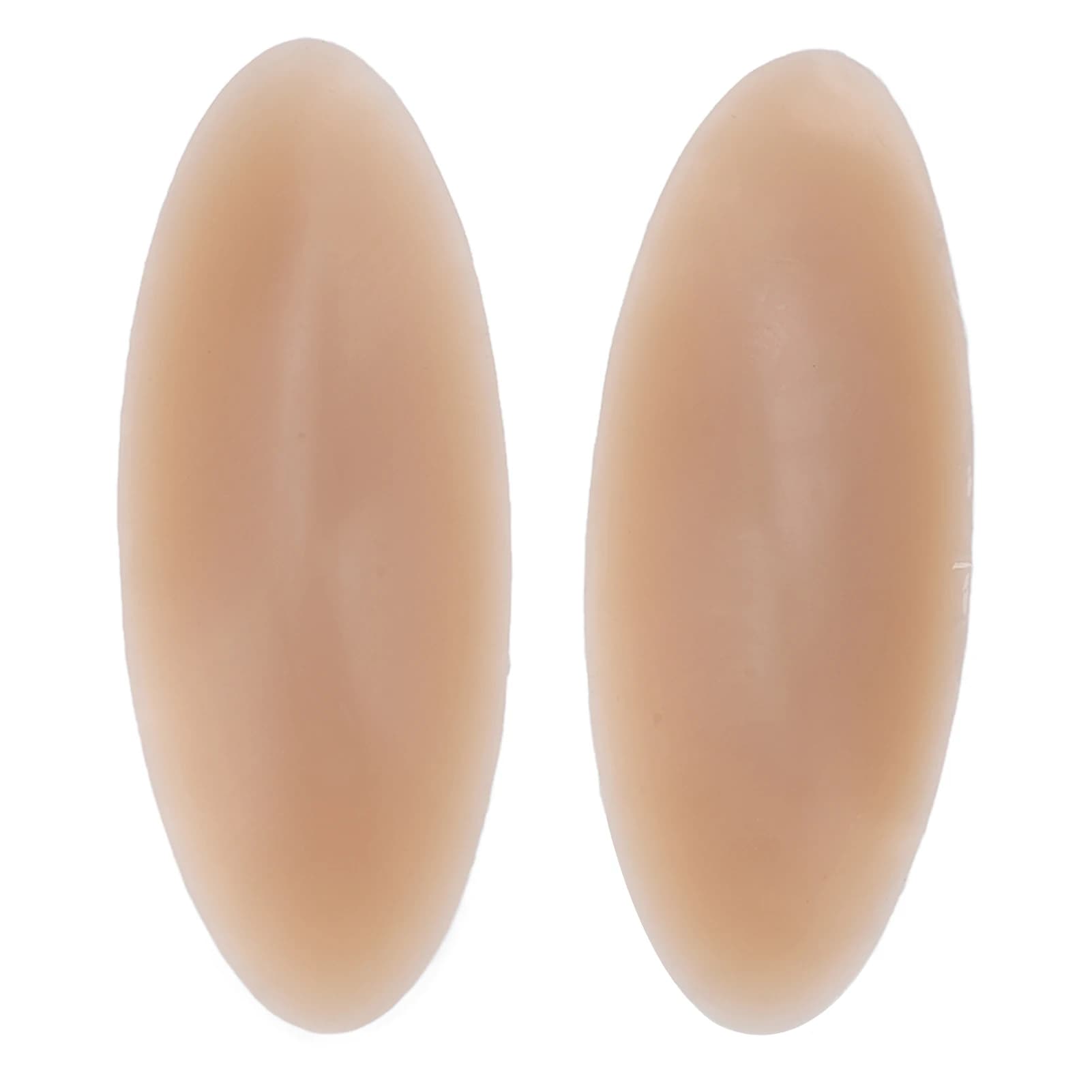 Coussinets de mollets auto-adhésifs en silicone, 120 g/paire, document sur la peau, en forme de t, p