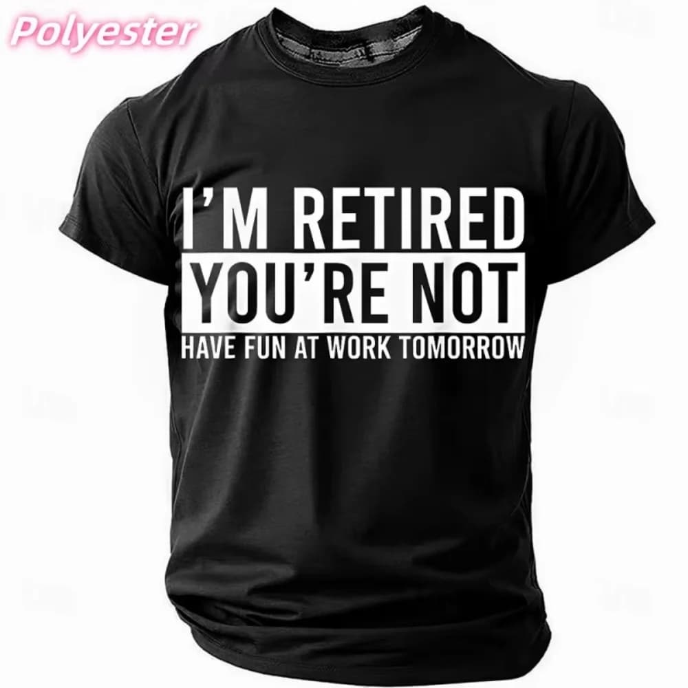 T-shirt humoristique pour hommes, t-shirts à motifs colorés amusants, imprimés en 3D, décontractés,