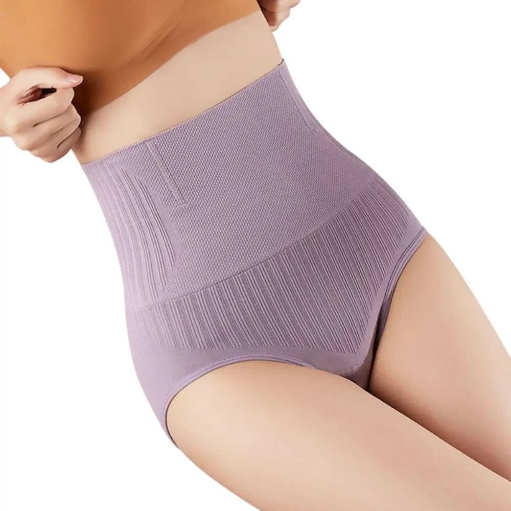 Culotte gainante post-partum taille haute pour femme, effet ventre plat et lifting des fesses