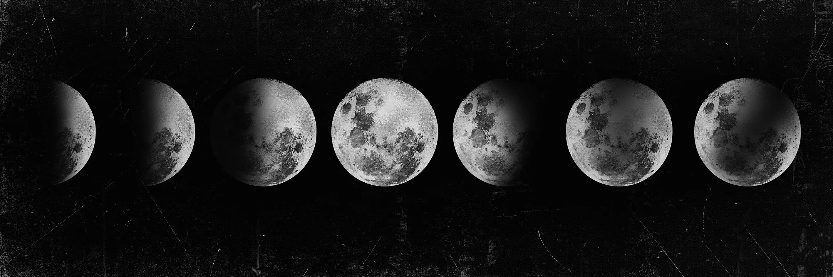 Affiches murales de Phase de lune, or et noir, imprimés d'art sur toile esthétiques, peinture abstra