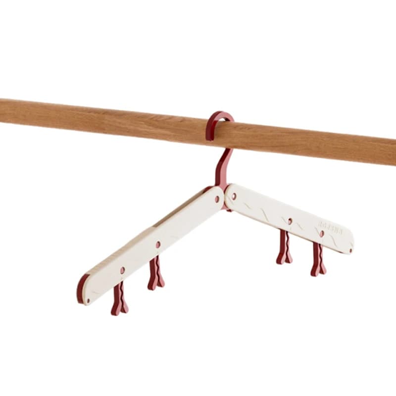 Cintre de voyage, cintre pliable, avec Clips cachés, léger et Portable, gain de place, adapté aux ju
