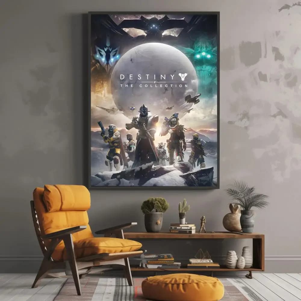 Affiche murale Destiny 2, impression décorative pour la maison, chambre, salon, bureau, autocollant
