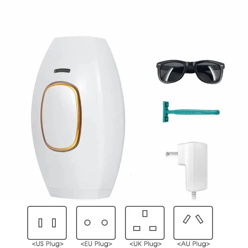 Body Bikini IPL 500,000 Flash épilateur impulsions épilateur Laser Permanent indolore pour les femme