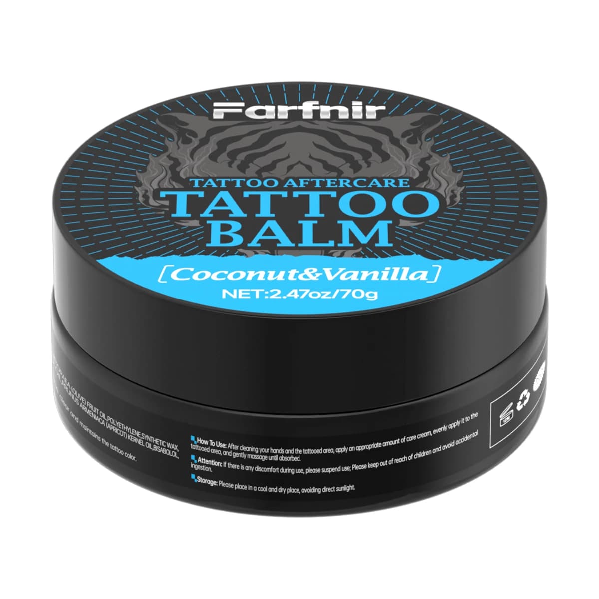 Baume pour tatouage Doux et hydratant, apaise la peau tatouée, essentiel pour l'entretien des tatoua