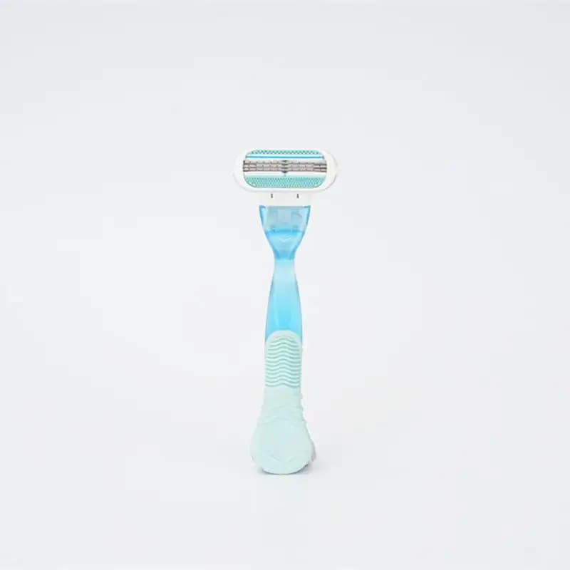 Rasoir corporel pour femme avec trois lames flottantes de précision et design résistant aux rayures,