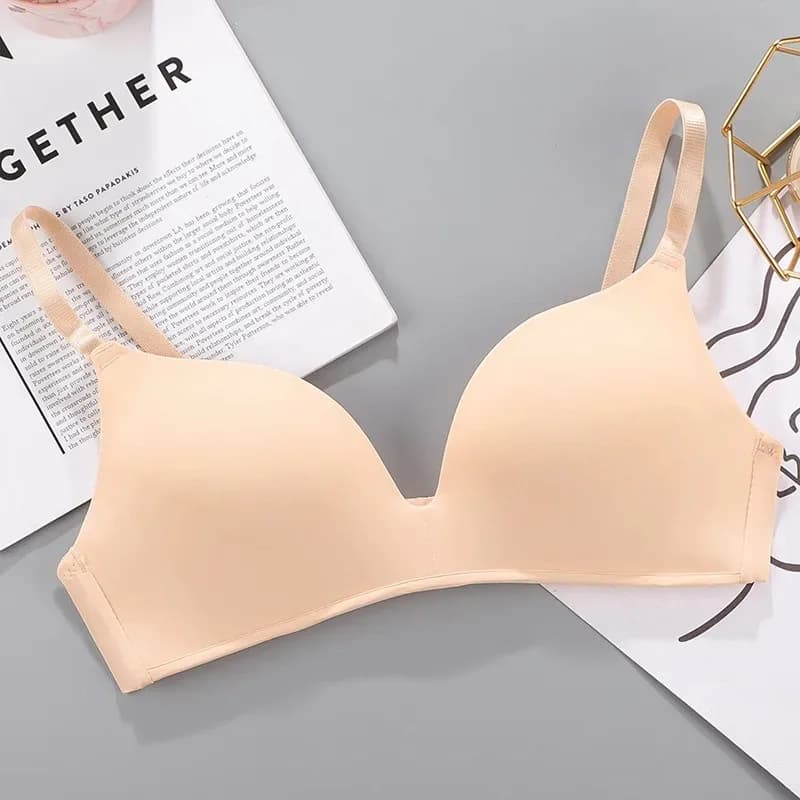 Soutien-gorge sans couture pour femmes, Sexy, sans fil, Push Up, sous-vêtements pour filles étudiant