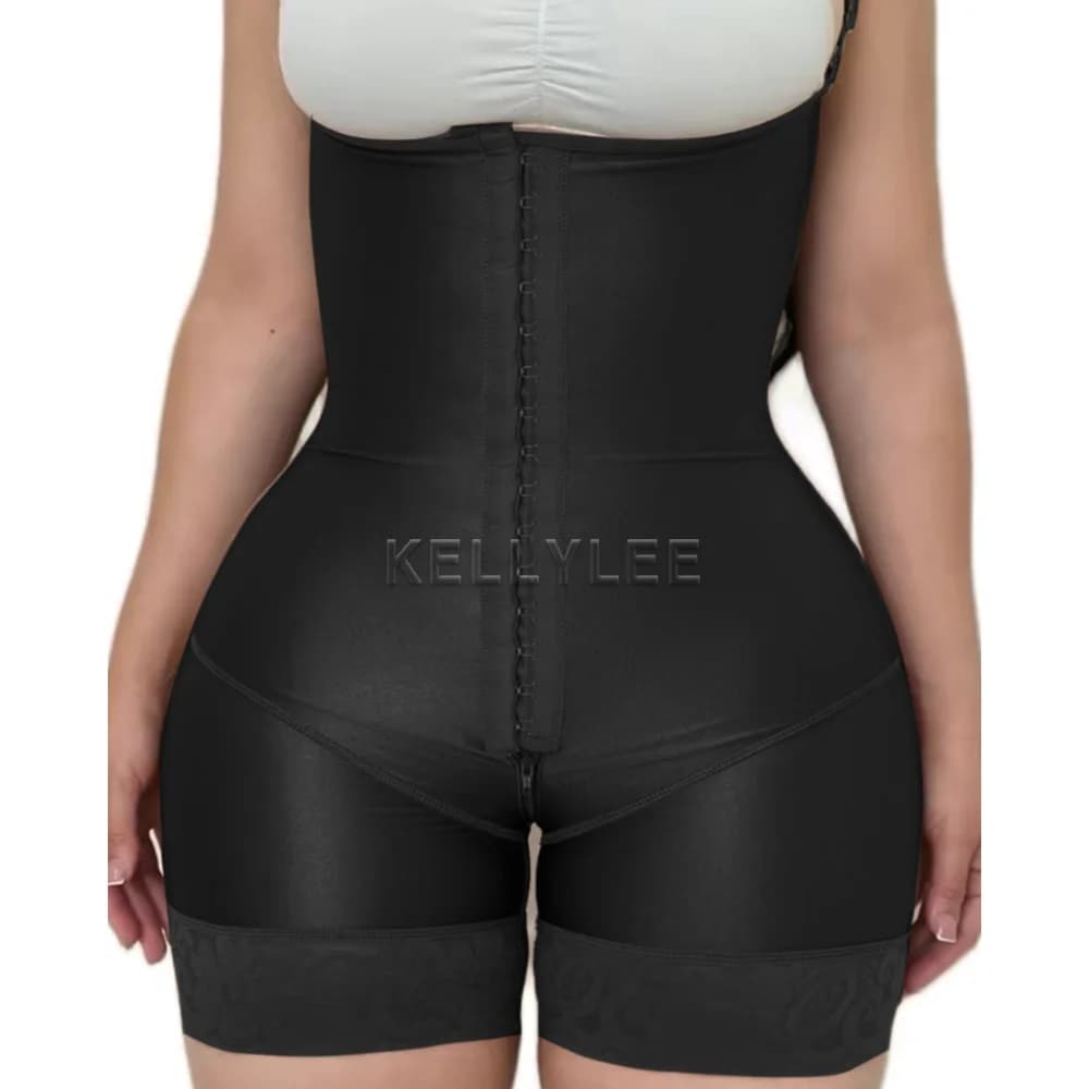 Bout à bout minceur corps Shaper poitrine ouverte haute Compression coupe ajustée Shapewear sans cou