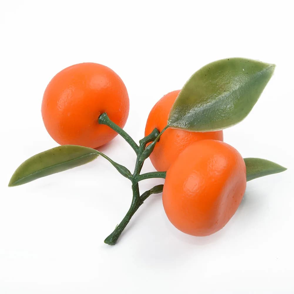 Oranges artificielles mandarine fruits cuisine faux fruits Restaurant affichage réaliste nourriture