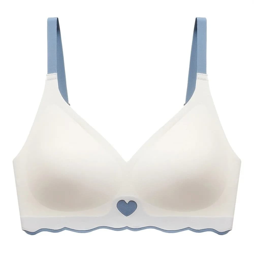 Soutien-gorge sans fil ajusté, antichoc, effet push-up, sans coutures, pour le sport et la course à