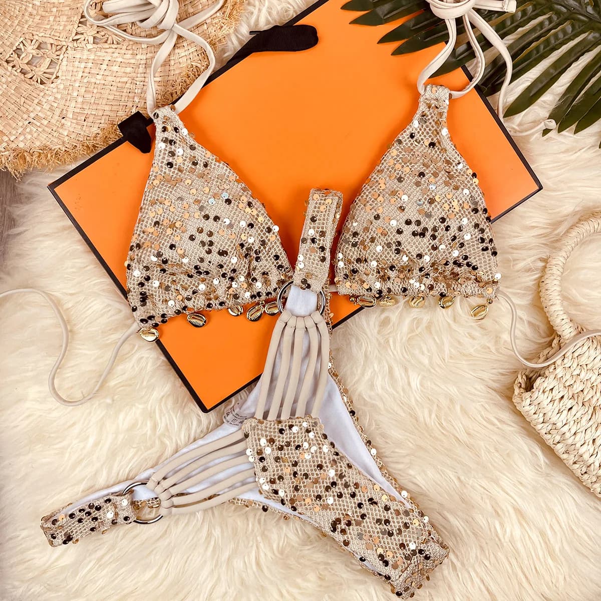 DGTQYQ Nouvelle Collection Été 2026 Ensemble Bikini 2 Pièces pour Femme, Style Plage et Vacances, Mo