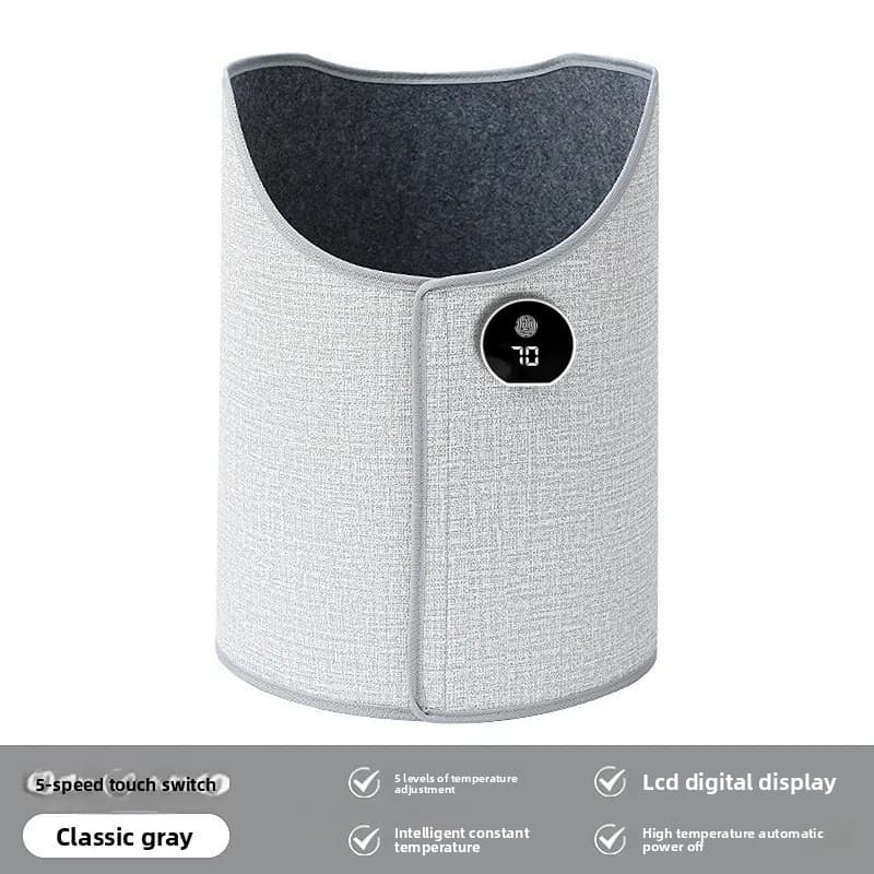 Chauffe-jambes pliable silencieux Pro-chauffe-pieds électrique sous le bureau avec thermostat et arr